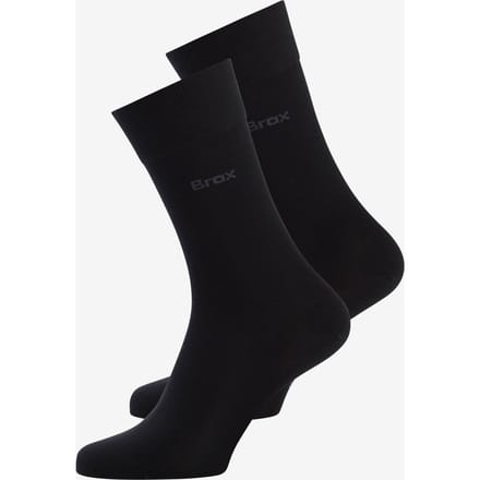 Brax Heren Sokken  Style 2-PACK HERENSOKKEN black, zwart, maat 39-42
