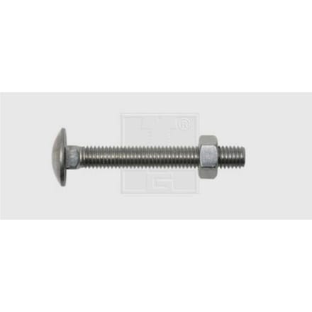 SWG 22654067 Platbolkopschroef 5 mm 40 mm Buitenzeskant DIN 603 RVS A2 50 stuk(s)