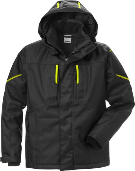 Fristads Airtech® Winterjack 4058 Gtc - Zwart/hi-vis geel - M
