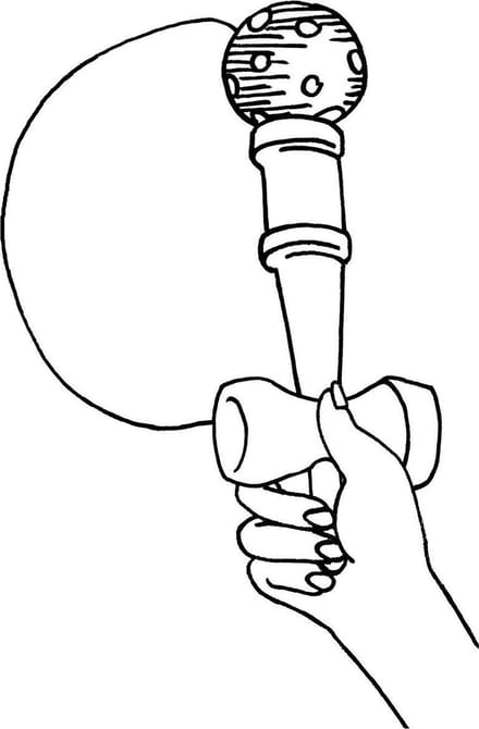 GOKI Behendigheidsspel - Kendama - L17Cm - Hout - 4 Jaar