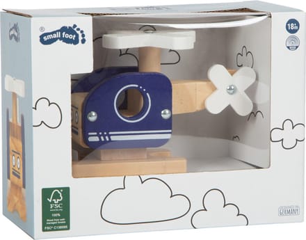 Small Foot - Houten Helikopter Blauw