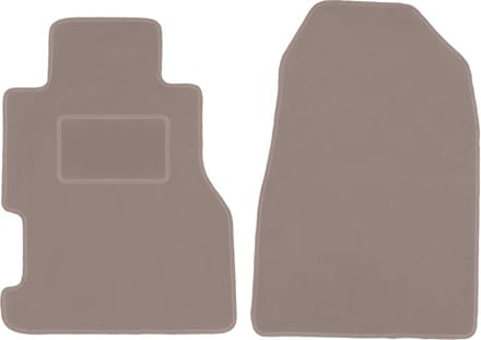 Beige voormatten voor: Honda Civic VII 3-deurs hatchback, coupé (2001-2005)