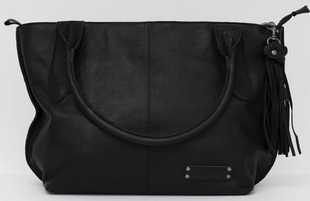 Bag2Bag Stoere Schoudertas | Shopper Ava Black