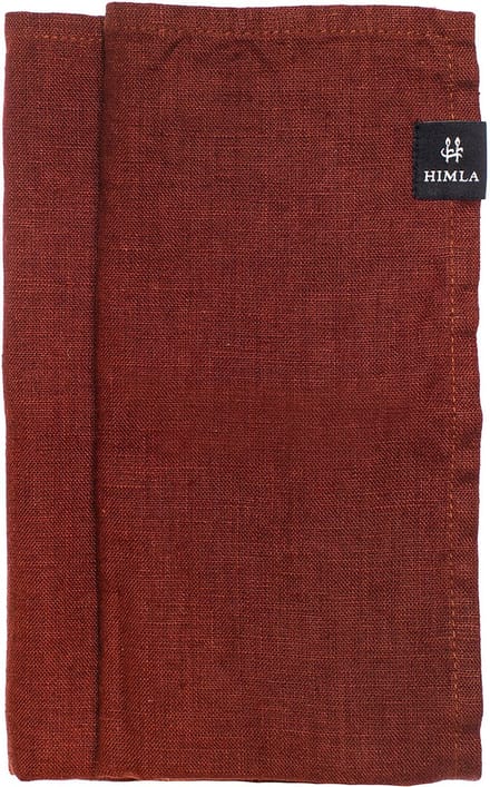 Himla Sunshine linnen servet - 4 stuks - lingonberry