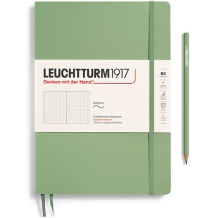 Leuchtturm1917 notitieboekje softcover composition b5 dotted sage green