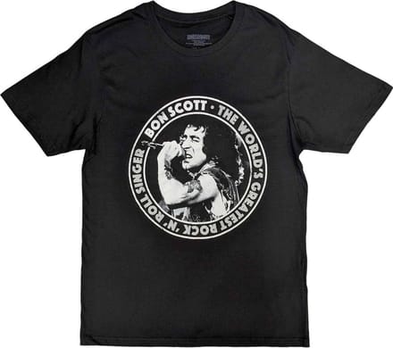 Bon Scott - TWGRRS Circle Heren T-shirt - L - Zwart