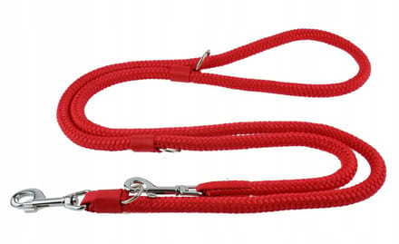 Verstelbare Hondensnoer Champion 2.5m - Rood, Dik 1.4cm