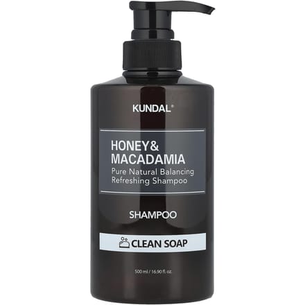 KUNDAL - Honey & Macadamia Pure Natural Balancing Refreshing Shampoo - 12 Types Clean Soap