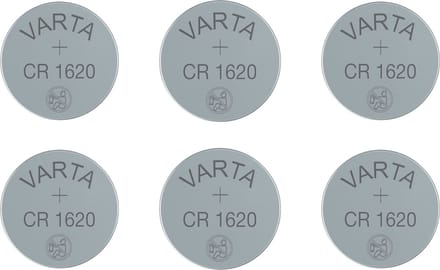 VARTA - Batterij CR 1620 - Knoopcel - Lithium - 3Volt - 6 STUK(S)