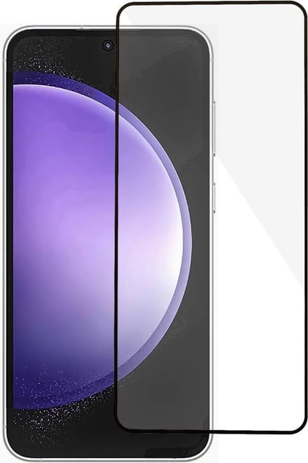 Screen Protector - Geschikt voor Samsung Galaxy S24 FE Screen Protector - Full-Cover 9H Tempered Glass - Zwart