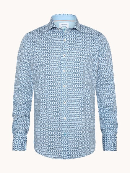 Overhemd Shirt Ikat Cobalt (31.004.607)