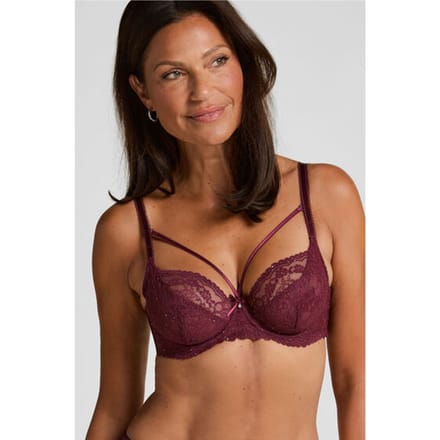Hunkemöller Niet-voorgevormde beugel bh Isadora Rood