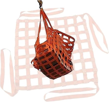 Nylon hijsnet - Vrachtnet Laadnet - Zware goederen tillen - Scheurvast en sterk - 3 x 3 meter - Niet gespecificeerd