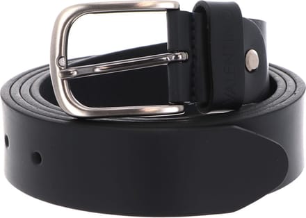 VALENTINO Leren Riem Bairone Leather Belt W115 Blu Donkerblauw