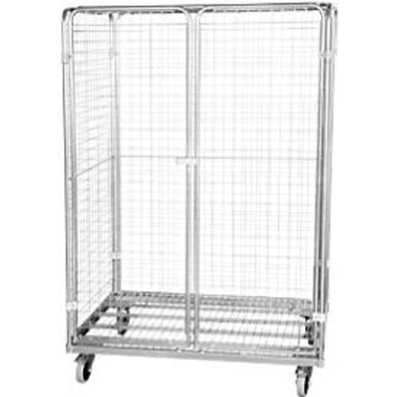 Antidiefstal rolcontainer, staal, Euro-maat, 800 x 1200 x 1820 mm