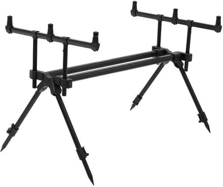 Hengelsteun Pod - Vissteun - Stabiliteit Vissen - Dubbel Frame Ontwerp - Verstelbaar 66-120cm - Aluminium