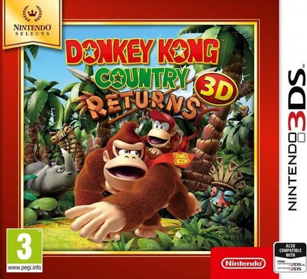 Donkey Kong Country Returns 3D - Nintendo 3DS - Action
