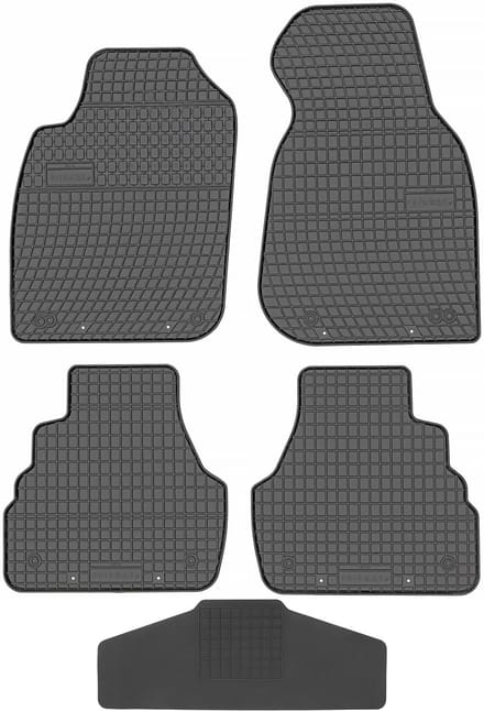 Max-Dywanik Prismat Serie - Rubber Automatten - Audi A6 C5 - 2001-2004 - Met Middenconsolebescherming
