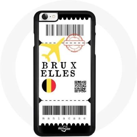 Coque Iphone 6 Billet d'avion Bruxelles