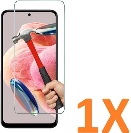 Screenprotector Glas - Tempered Glass Screen Protector Geschikt voor: Xiaomi Redmi 12 - 1x