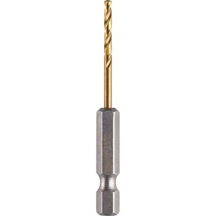 Milwaukee Metaalboor Shockwave HSS-G Tin Red Hex Shockwave HSS-G TiN Red Hex 2,5 mm - 2 stuks - 48894704