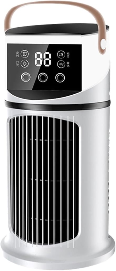 Mobiele Airco - Persoonlijke Koeler - Ruimte Koelen - Verdampingskoeling - 800ml Tank - Wit