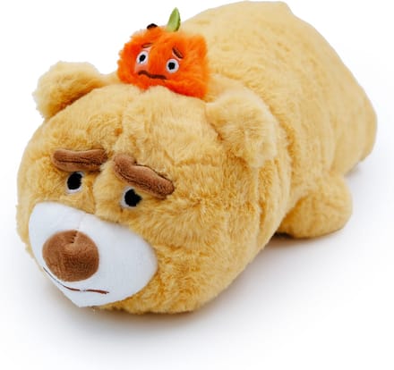 Zoem - Knuffel - Beer 48 cm met Sinaasappel - Oranje - Knuffels