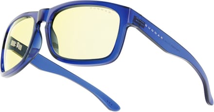 GUNNAR - Intercept Gaming Bril - Computerbril - Blauw Licht Bril - Gunnar Focus 0.2 Sterkte - Crystal Cobalt - Amber