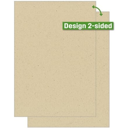 Sigel motiefpapier "Blank gras", dubbelzijdig, graspapier A4, 95 g/m², 100 vellen