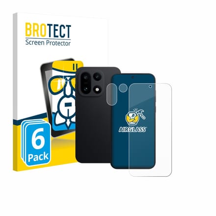 Screenprotector 6 Stuks voor OnePlus 15 (Voor+Camera) Beschermglas transparant