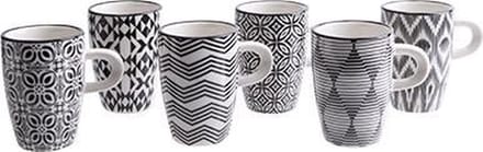 Cosy & Trendy Nikko Black Mini-aperotasje 7cl 6 Types