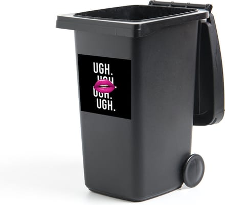 Container sticker Kinderen - Quotes - Roze - 40x40 cm - Kliko sticker