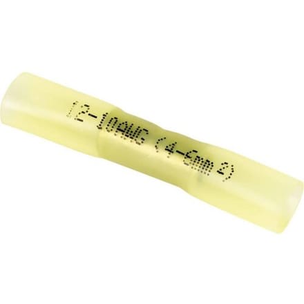 CellPack 456332 Drukconnector 4 mm² 6 mm² Volledig geïsoleerd Geel 20 stuk(s)