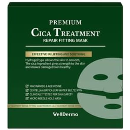 WellDerma - Premium Cica Treatment Repair Fitting Mask Set 2025 Version - 25g x 4 pcs