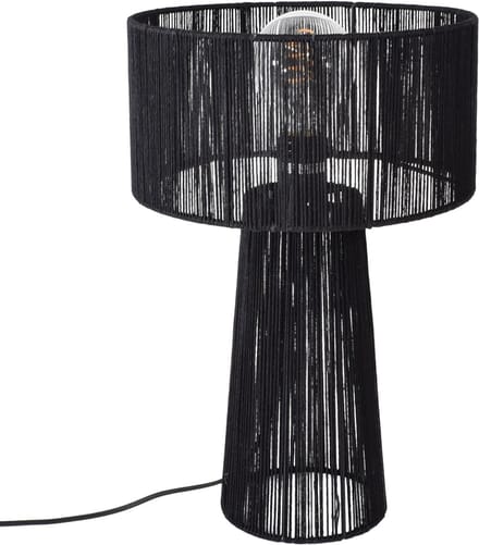 Urban Interiors - Tafellamp Diro Jute 43x30 Zwart