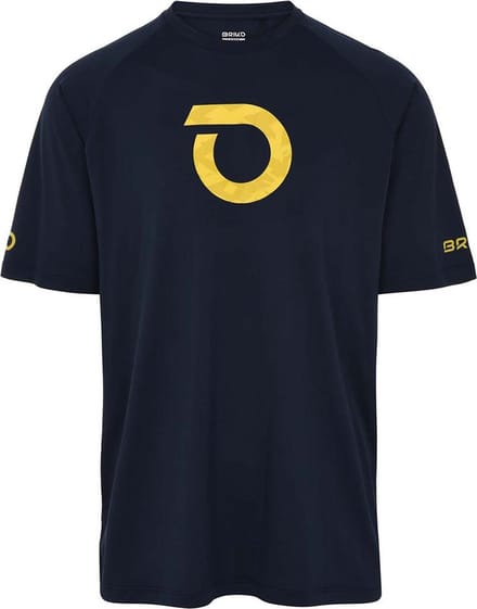 Briko Adventure Graphic T-shirt Met Korte Mouwen Blauw M Man