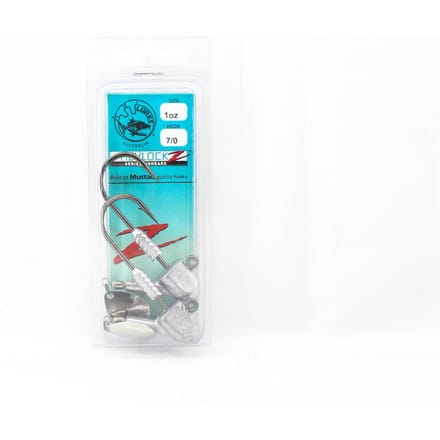 Tackle Tactics Revlockz HD NC Jigkop 1 oz 7/0 2 stuks/verpakking (9735) blue