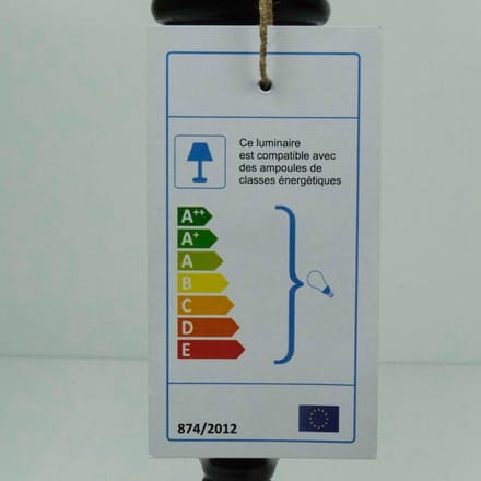 lampvoet ornament zwart 12x12x40cm