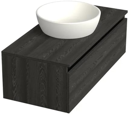 Dutchline Badmeubel Onderkast – Lumiere – 100x46cm – 1 Lade – 1 Uitsparing