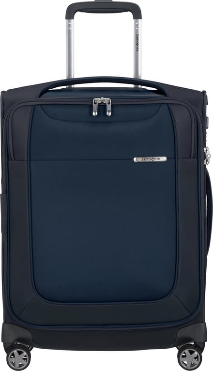 Samsonite Koffer Met Laptopvak - D'Lite Spinner 55/20 Uitbreidbaar (Handbagage) Midnight Blue