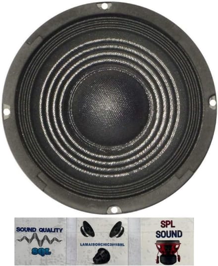 Krachtige 25 cm (10 inch) Woofer Luidspreker 75W RMS - 8 Ohm voor Hifi Audio