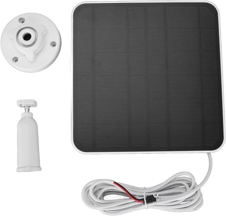 Zonnepaneel Camera - Solar Charger - Continu Stroom - IP66 Waterdicht - 3.8M Kabel - Zwart