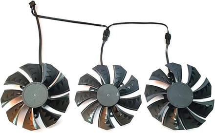 Grafische Kaart Ventilator - PC Koeler - Component Koeling - Luchtgekoeld - 4PIN - Zwart