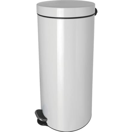 Helit pedaalemmer met zilverionen coating 'the knight', 30 liter, wit