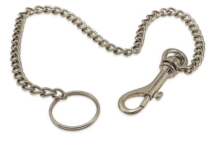Broekketting voor sleutelbos of keypas broekriem 48 cm
