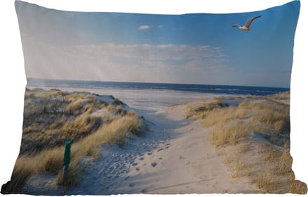 Buitenkussens - Duin - Meeuw - Strand - Zee - Zon - 60x40 cm - Weerbestendig