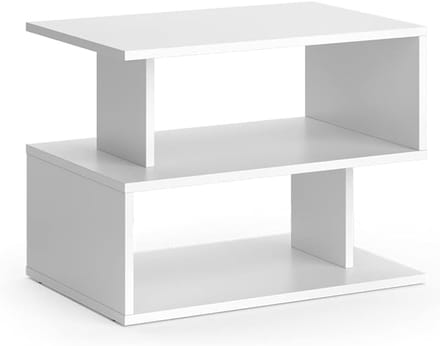 Moderne Witte Salontafel met Opbergruimte - Compact Design