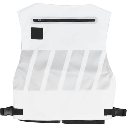 Reflecterend Veiligheidsvest Fietskleding Gilet voor Training op de Binnenplaats SportuitrustingWit Wit Uniform Size wit