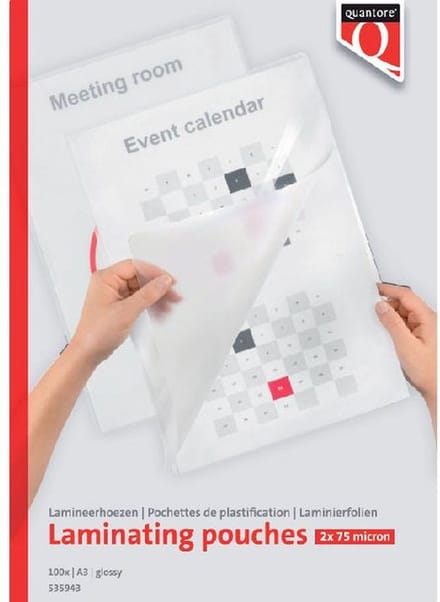 Lamineerhoes Quantore A3 2x75micron 100 stuks