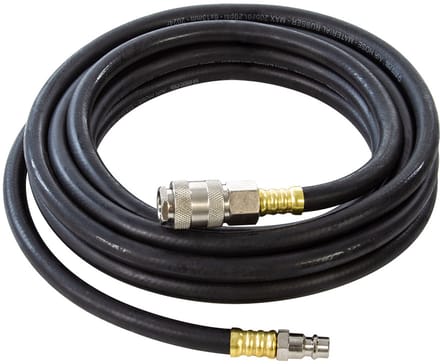 Professionele rubber persluchtslang met snelkoppelingen - 6 x 13 mm ( 5 meter )